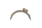 Preview: bag frame, 10,50cm, for sewing, brass antique finish