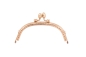 Preview: bag frame, 12,50cm, for sewing, rosegold