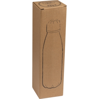 Trinkflasche aus Metall schwarz mit Deiner Wunschgravur