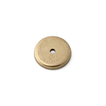 Magnet 20 mm silber/gold