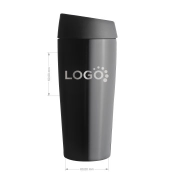Trinkbecher aus Edelstahl, 400 ml mit Deiner Wunschgravur